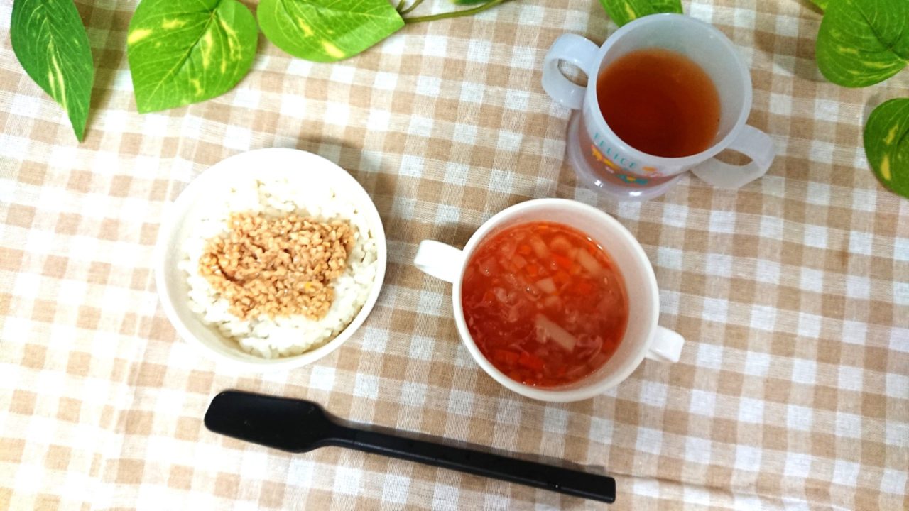 おうちコープの食材で作った離乳食