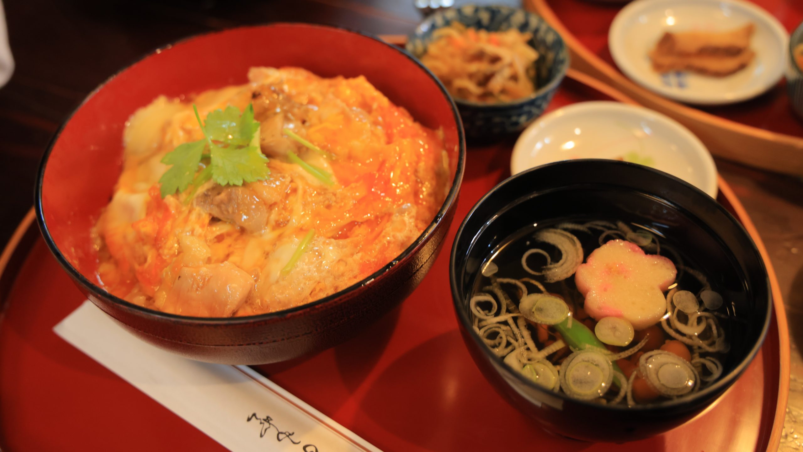 桜の里親子丼