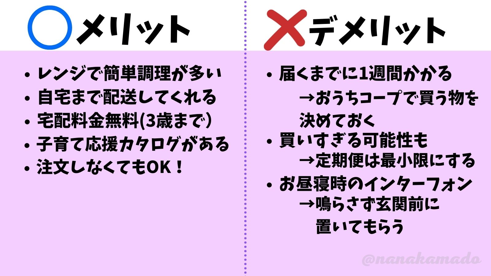 おうちコープメリット