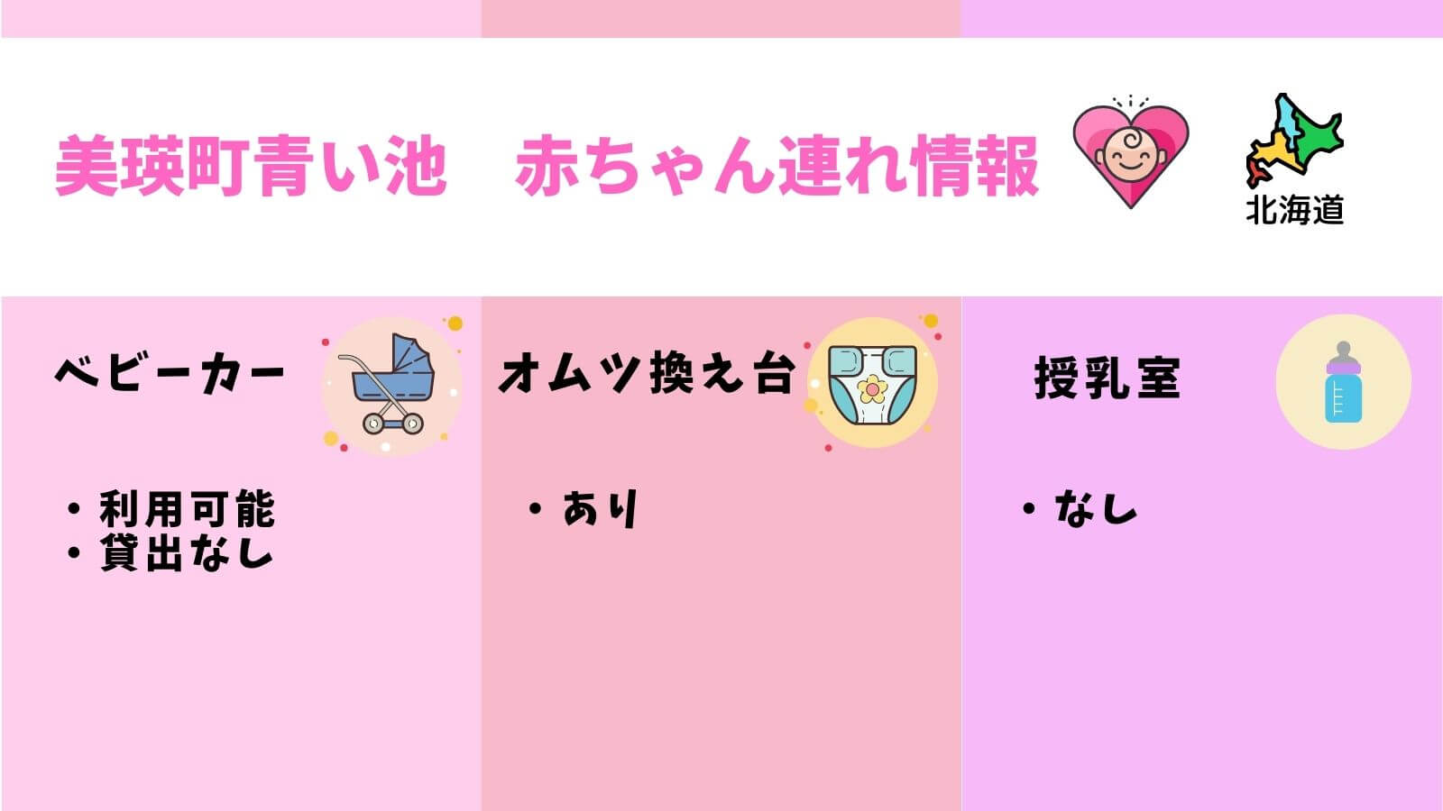 青い池赤ちゃん連れ情報